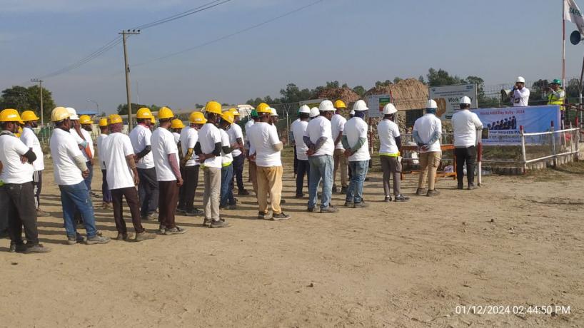 AC:LAB  celebrated World AIDS Day 2024 at Jamuna Railway Bridge Construction site