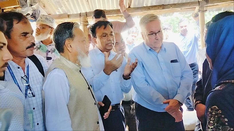 The Honorable President and CEO of ORBIS international visited at Rohingya Refugee Camp in Cox’s Bazar