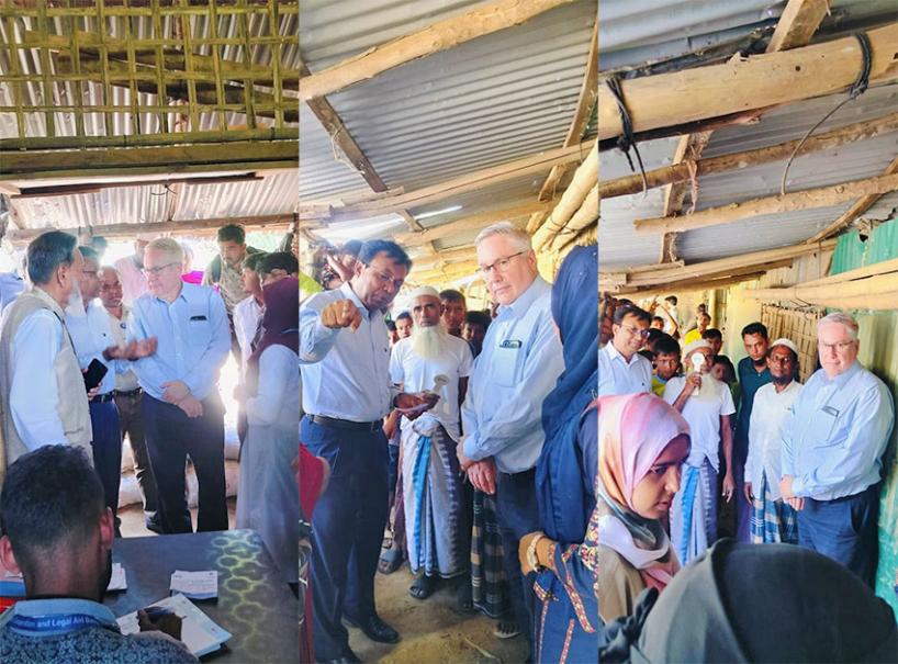 The Honorable President and CEO of ORBIS international visited at Rohingya Refugee Camp in Cox’s Bazar